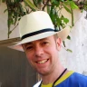 Jeremy Head wearing a panama hat.